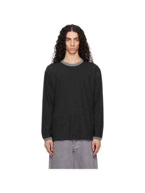 Gray Two Tone L/S T-shirt