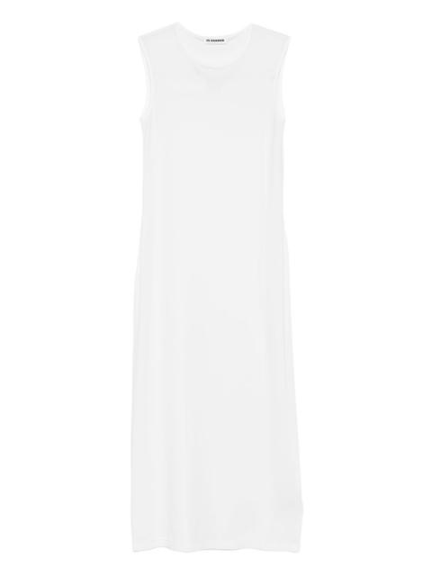 sleeveless round-neck dress