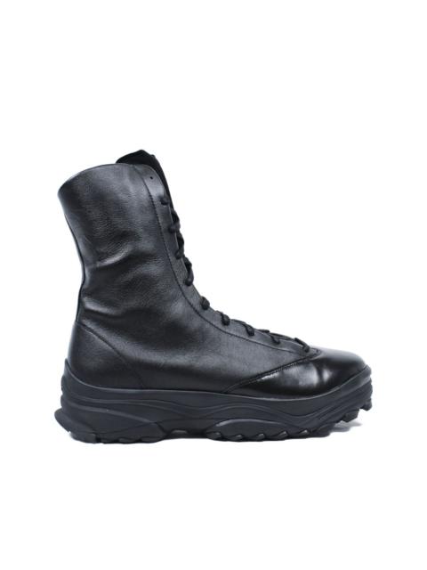 lace-up chunky sole boots