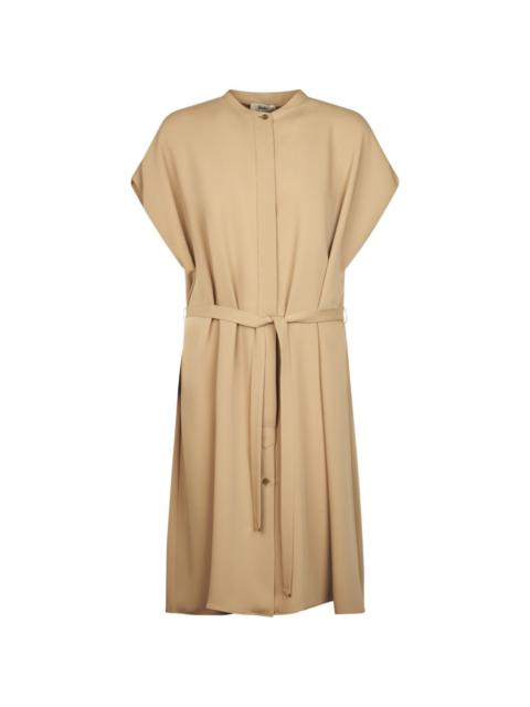 belted midi dress