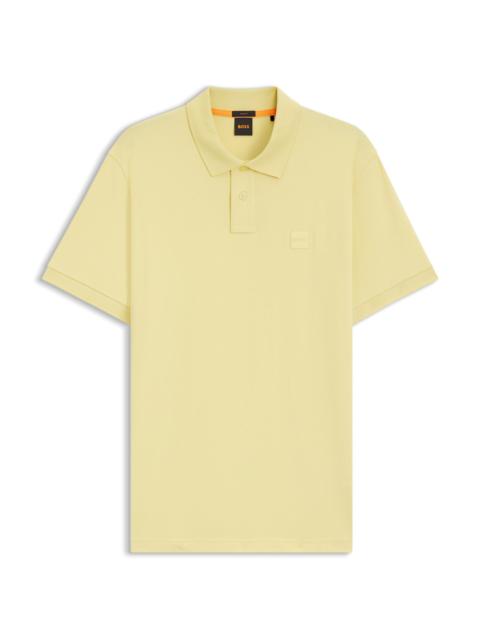 EXTRA-SLIM-FIT STRETCH-COTTON SHIRT WITH LOGO TAPE