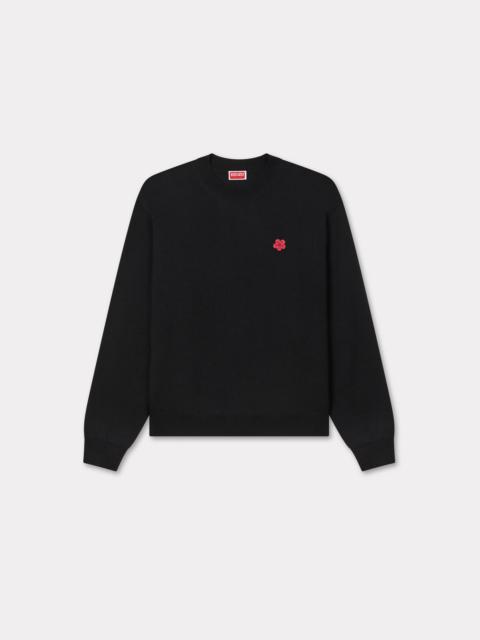 Boke Flower' embroidered jumper in merino wool