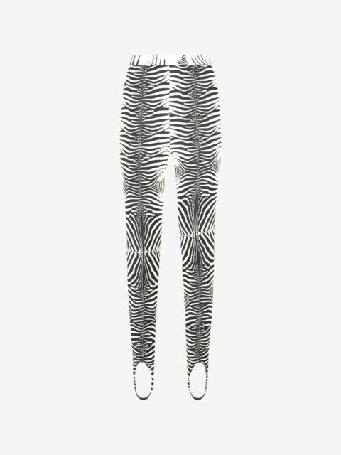Zebra-Print Leggings