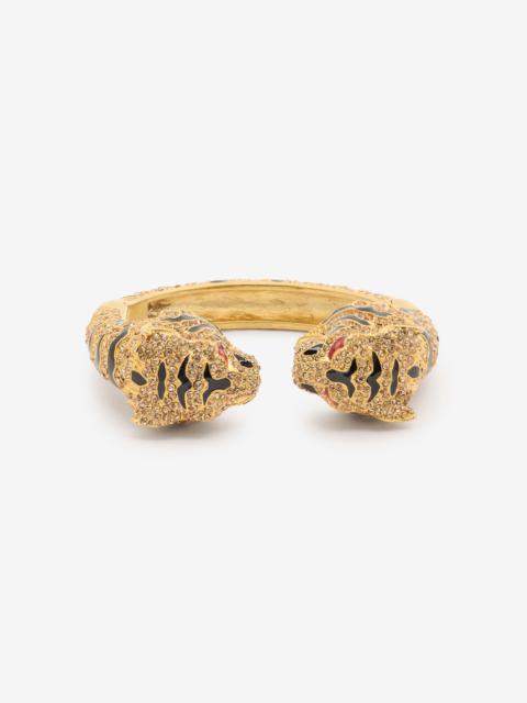 Bangle With Tiger Heads