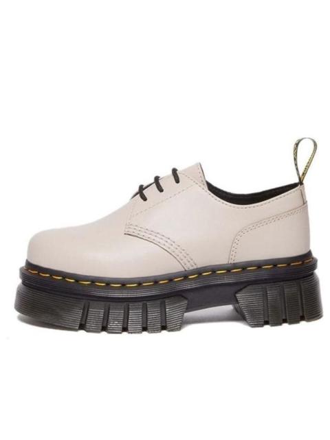 (WMNS) Dr. Martens Audrick Nappa Lux Leather Platform 'Vintage Taupe' 27147348