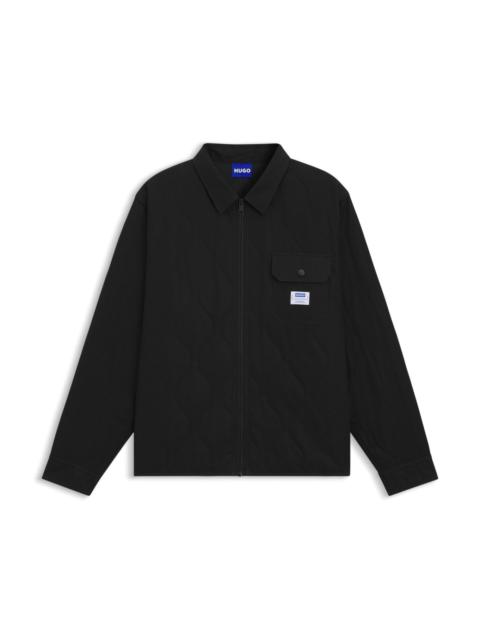 RELAXED-FIT SHIRT WITH PADDING