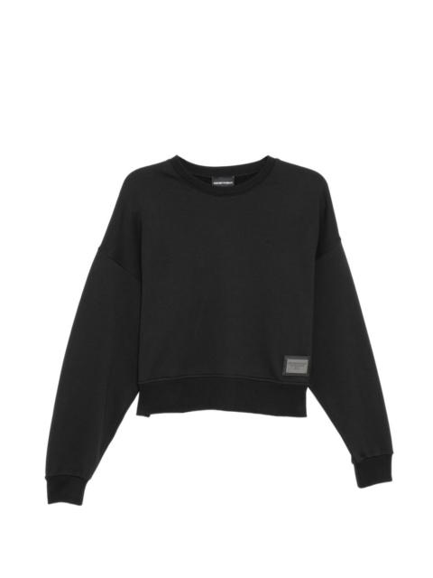boxy cropped sweatshirt