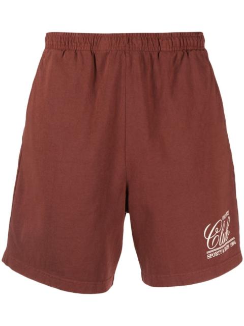 94 Country Club Gym Short - Maroon/Cream
