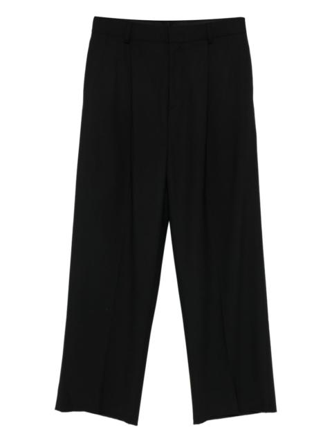 pleated-details trousers