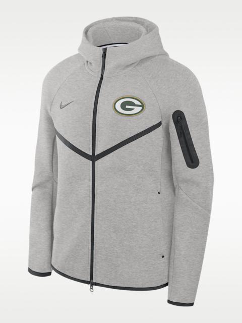Green Bay Packers Tech Fleece Windrunner Men's Nike NFL Full-Zip Hooded Jacket