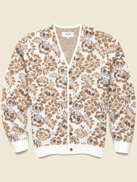 Alban Cardigan - Floral Jacquard