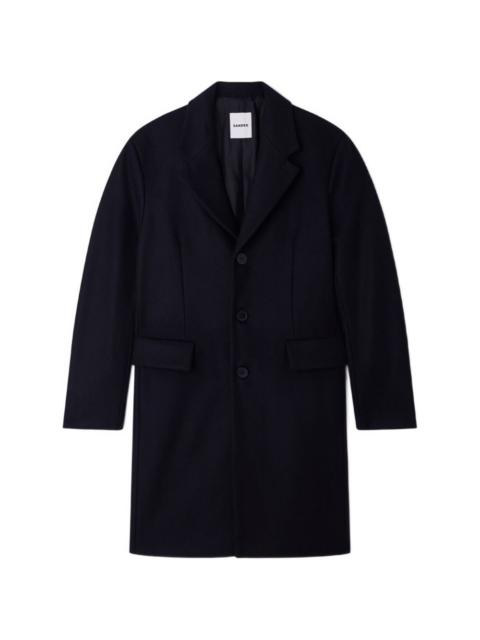 button-fastening coat