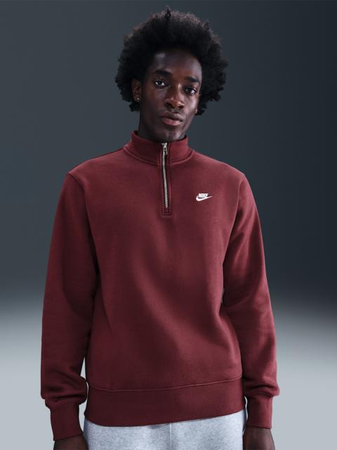 Nike Sportswear Club Men's 1/2-Zip Fleece Top