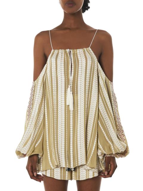 'Karystos' Cutaway Blouse