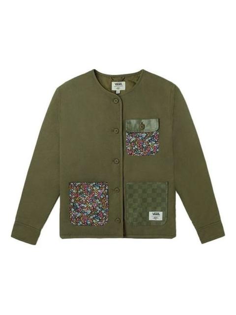 (WMNS) Vans Made With Liberty Fabric Jacket 'Olive Green' VN0A5FSDZEA