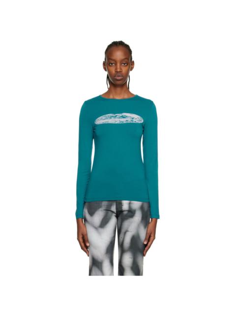 Blue Globe Long Sleeve T-Shirt