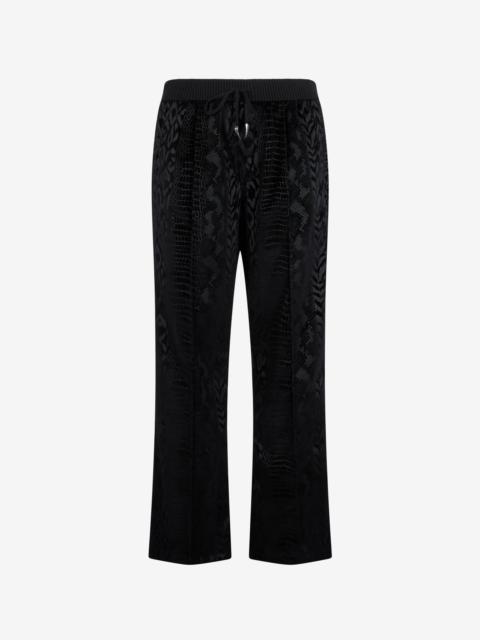 Pants With Animal Motifs