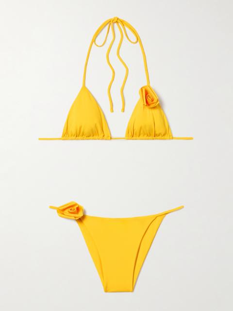 Gola Appliquéd Triangle Halteneck Bikini