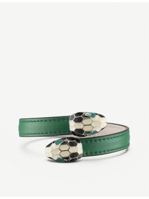 Serpenti forever leather bracelet