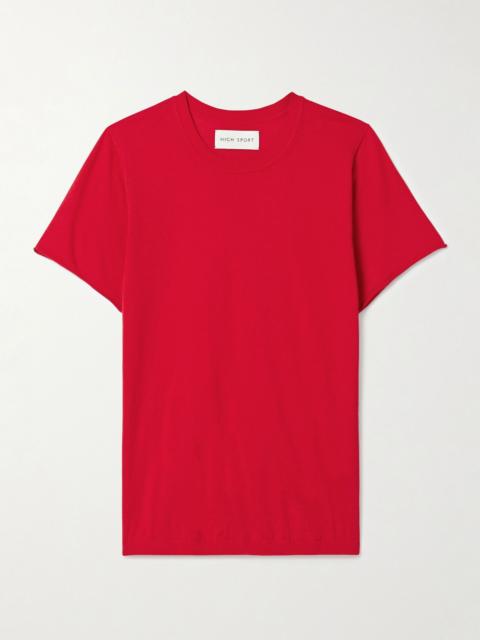 Owen cotton T-shirt Red