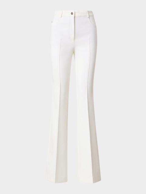Farid Bootcut Stretch Double Face Pants