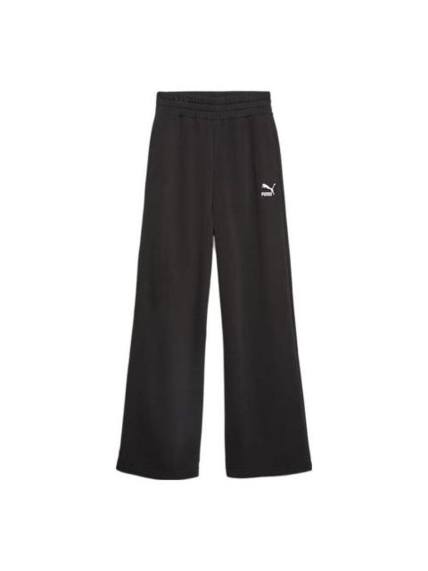 (WMNS) PUMA Classics Relaxed Sweatpants 'Black' 623458-01