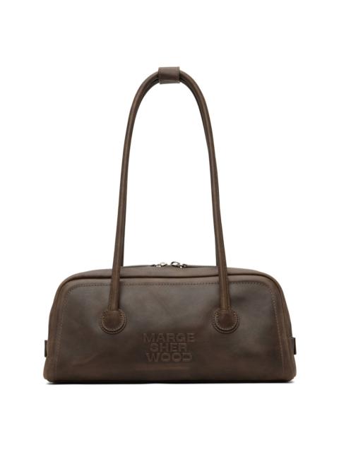 Brown Soft Boston EW Bag