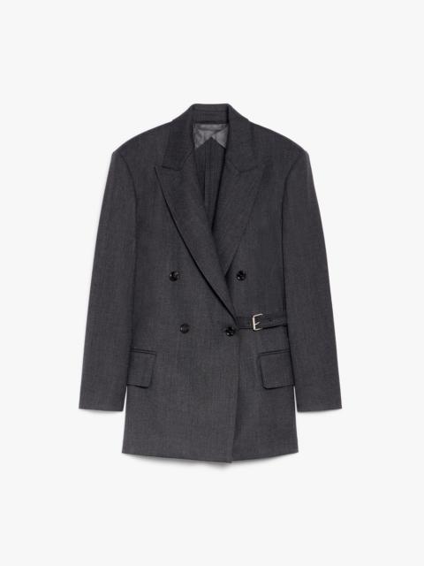 LATINO Double-breasted blazer in wool gabardine