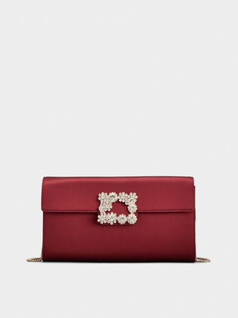 Efflorescence Clutch in satin