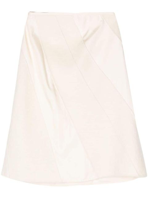 panelled midi skirt