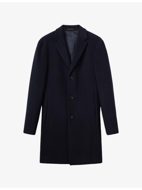 Gable Single-Breasted Wool-Blend Overcoat