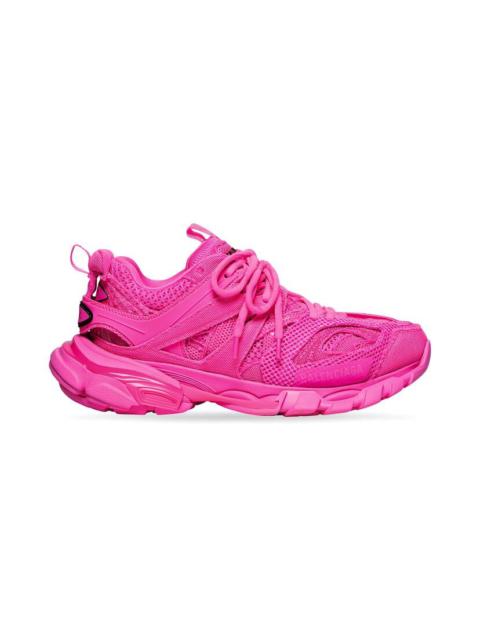 Women's Track Sneaker In Full Mesh in Fluo Pink