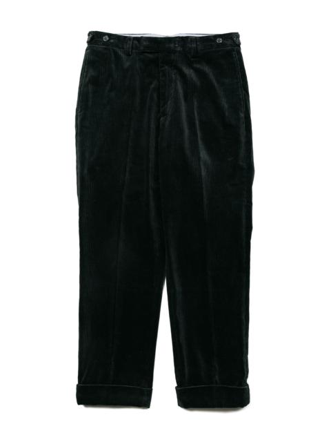 Ivy Trousers Ankle-Cut Corduroy Charcoal Grey