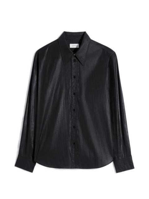 pointed-collar shirt