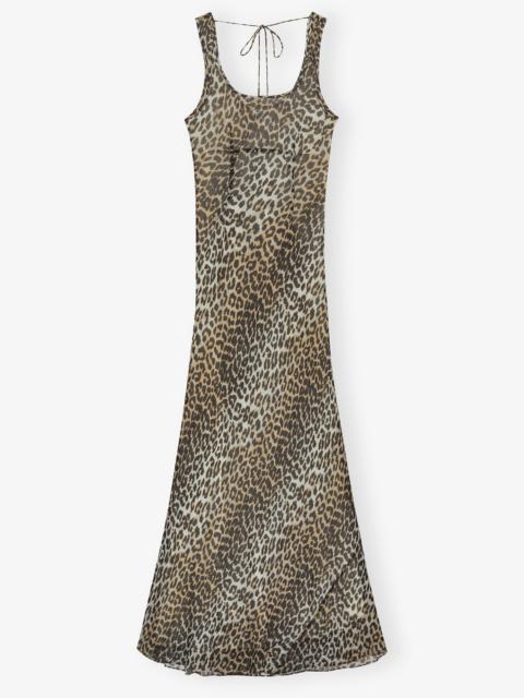 LEOPARD PRINT MAXI DRESS