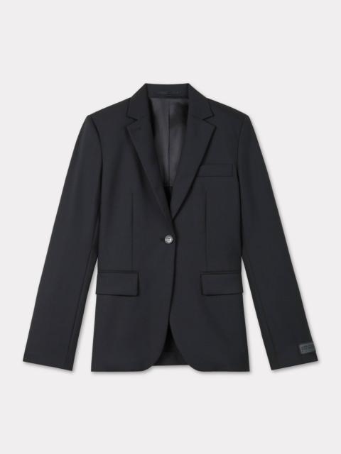 Waisted blazer in virgin wool