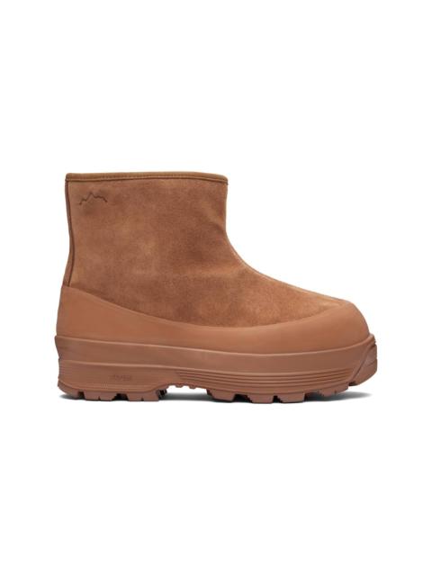 Tan Badia Shearling Boots