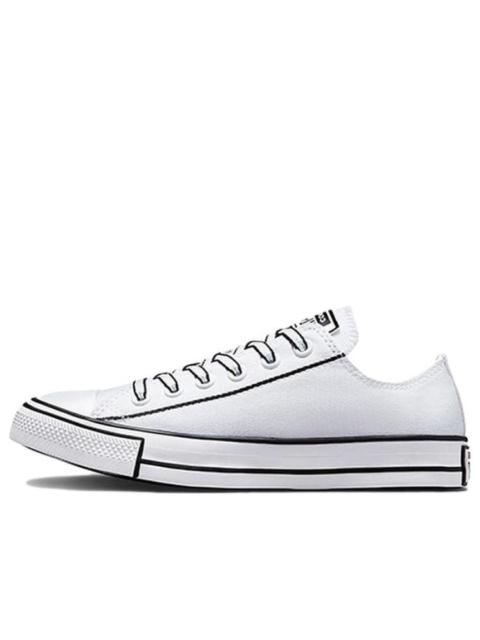 (WMNS) Converse Chuck Taylor All Star Outline Sketch OX 'White Black' A03528