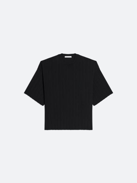 OVERSIZED PLEATED TEE