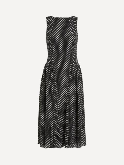Anelis Caviar Dot Midi Dress