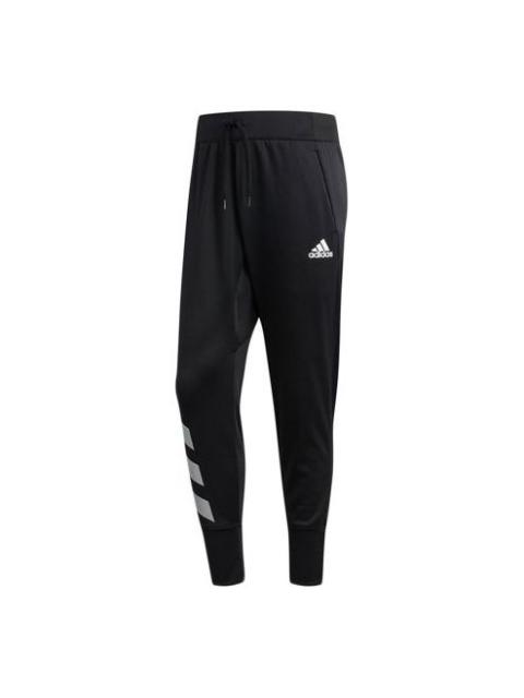 adidas Act Side Stripe Printing Sports Long Pants Black DW7326