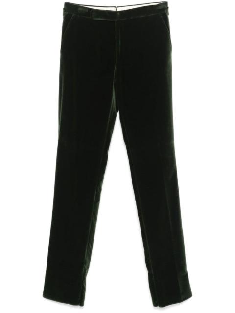 velvet trousers