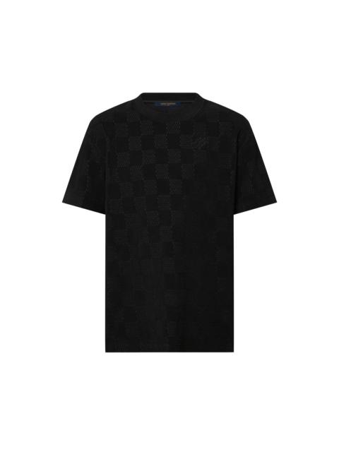 Damier French Terry Cotton T-Shirt