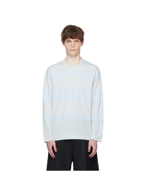 Blue Ribbon Daisy Chain Print Long Sleeve T-shirt