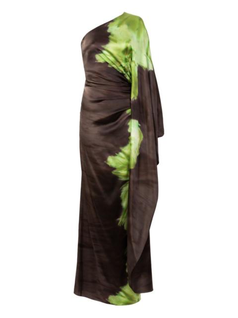 Afrodita one-shoulder maxi dress