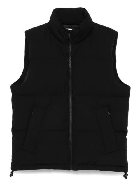 zip-up padded gilet