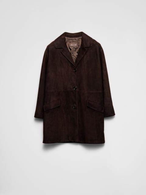 Suede coat