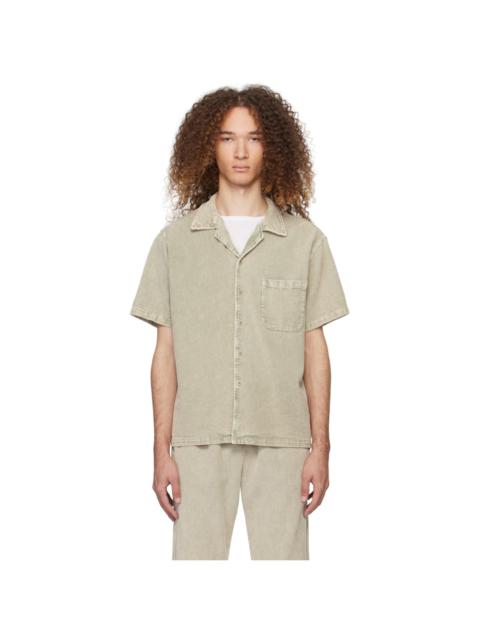 Khaki Buttoned Shirt