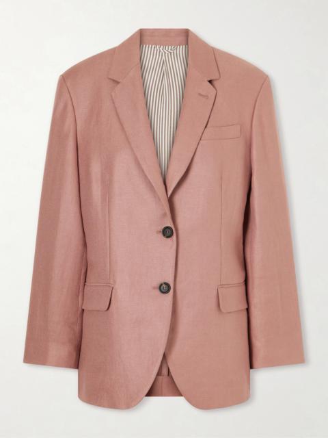 Single-breasted Linen-twill Blazer