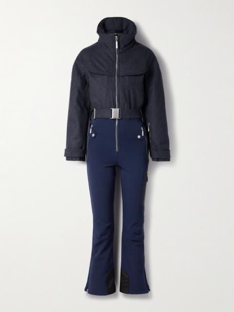 Eiger Belted Wool-blend And Twill Ski Suit